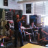 John Enders teaches his sixth period environmental science class from Dirk Frey's English classroom. Enders had to change the location for his class as a result of the June 3 sewage leak.