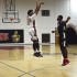 Senior guard Scott Harrelson takes a shot in the first quarter of the boys home basketball game Jan. 28 against New Town.