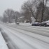 Snow begins to accumulate on Padonia Road in front of the senior parking lot during a winter storm. Snow days have disrupted the balance of A and B days this year.