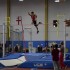 Senior Ben Huang executes a vault during the regional championship at the Prince George's County Sports and Learning Complex Feb. 3.