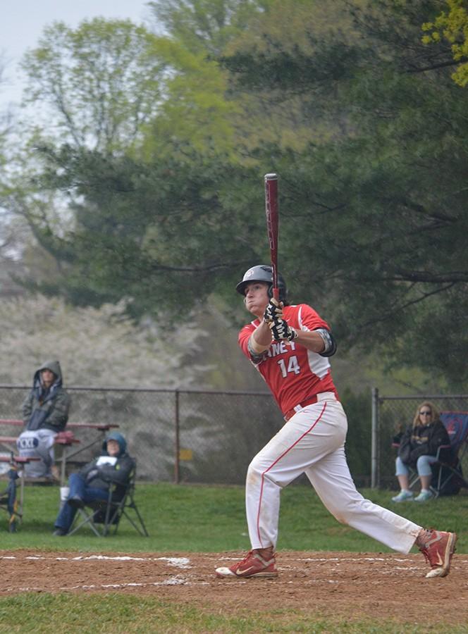 Senior shortstop Jake Sousa competes in a April 22 home game against Perry  Hall. The All-Metro honoree has committed to play at Chesapeake College.