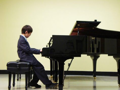 A young Cheng performs during a piano recital about a decade ago. “At the time, I really wasn’t interested, but I’m glad that I learned at such a young age because it gave me a foundation,” Cheng said.