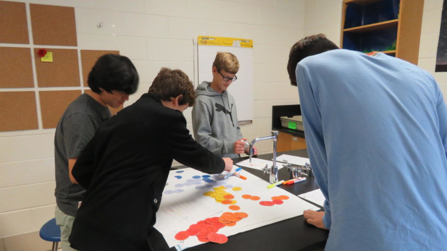 scene at dulaney: New Earth Science room impresses