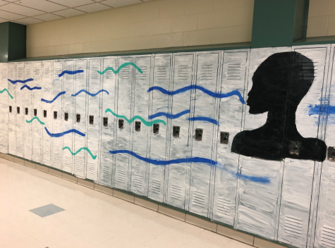 NEHS Paints “Wall of Poetry” Mural