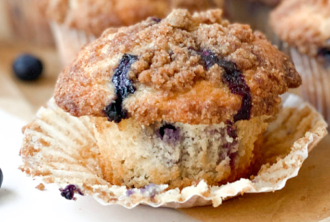Easy to make recipes: blueberry coffee cake muffins