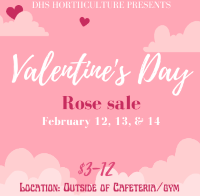 Dulaney Horticulture class presents first-ever Valentine’s Day Rose Sale
