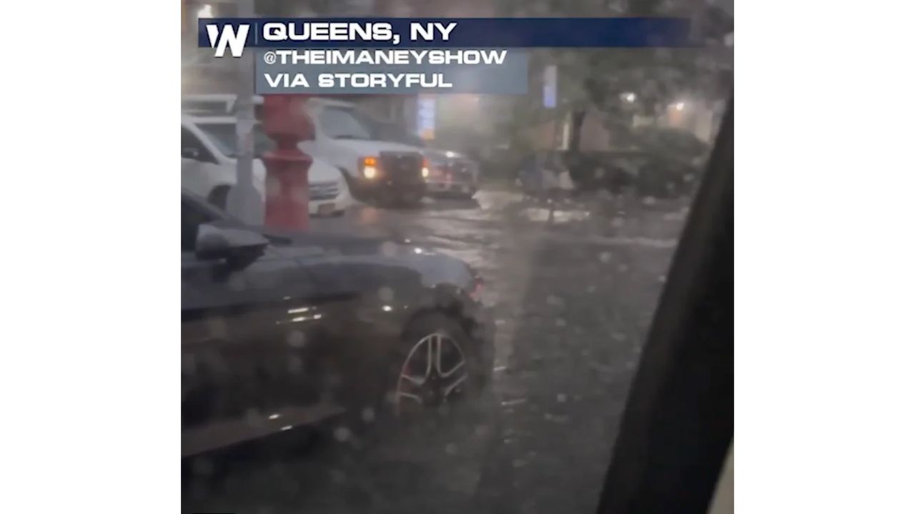 Queens Streets Flood as Thursday’s Storms Send a Waterspout Ashore as a Tornado in Atlantic Beach