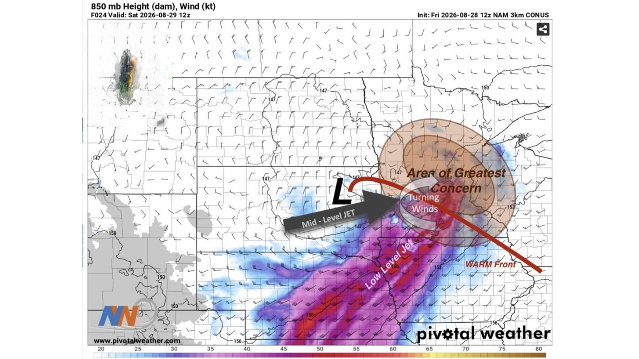 Explosive Rain Bomb Set to Drench Minnesota and Western Wisconsin as Powerful Jet Dynamics Collide Saturday