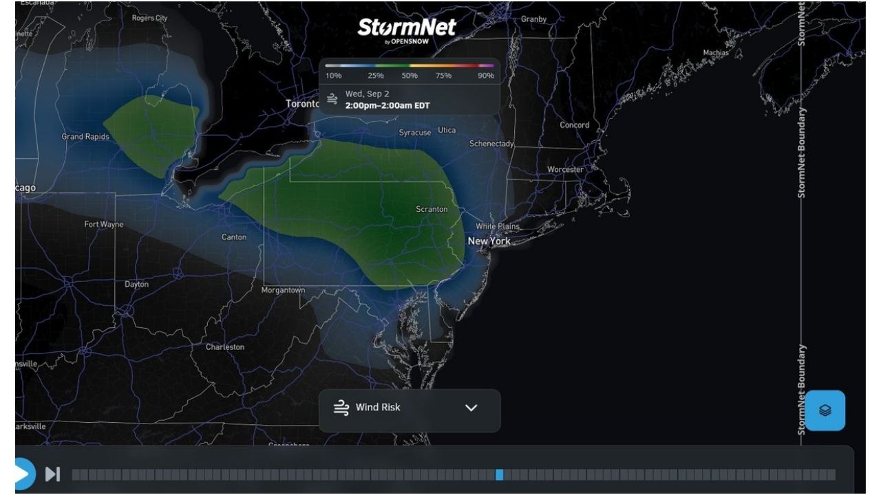 Storm Risk Trend Shifts Toward Scranton and Northern Pennsylvania as Tuesday Through Thursday Setup Comes Into Focus